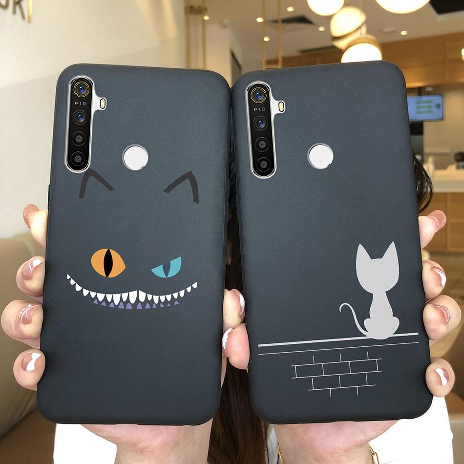 For Oppo Realme 5 Pro Oppo Realme 5 5i 5s C3 6i Realme5 5 Pro Realme6i Phone Cases Cute Soft Matte Bumper Back Cover Funda Coque
