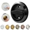 Proof Stainless Steel Recessed Furniture Knob Wardrobe Pulls Hidden Door Handle Lock Cabinet Drawer
