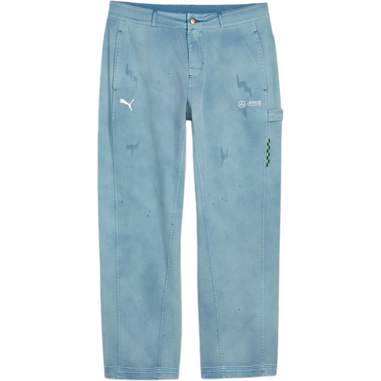 

Джинсы прямого покроя Puma X Mercedes-Amg Petronas F1® Team X Mad Dog Jones SS24 Collaboration, удобные, повседневные, спортивного кроя, с застежкой-молнией 623738-07 XL