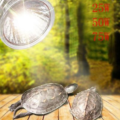 1pcs Pet Uva Uvb Reptile Tortoise Heating Lamp Full Spectrum Sunlamps Basking Pet 25W/50W/75W
