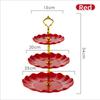 Three-layer Snack Plate Nordic Style Dessert Table Decoration New Cake Tray  for Hotel Living Room