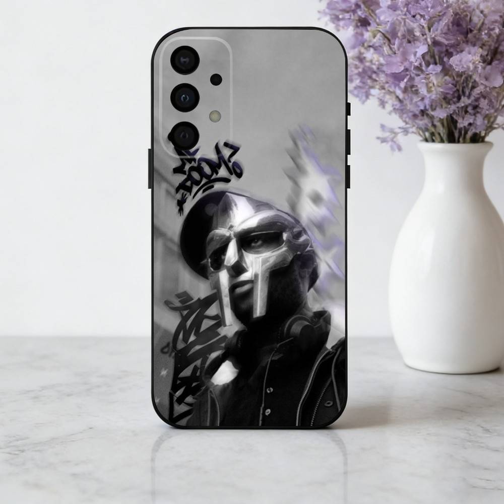M-MF-DOOMs-RapperS  Phone Case For Samsung Galaxy A73,A72,A71,A70,A53,A52,A51,Soft Silicone Black Cover