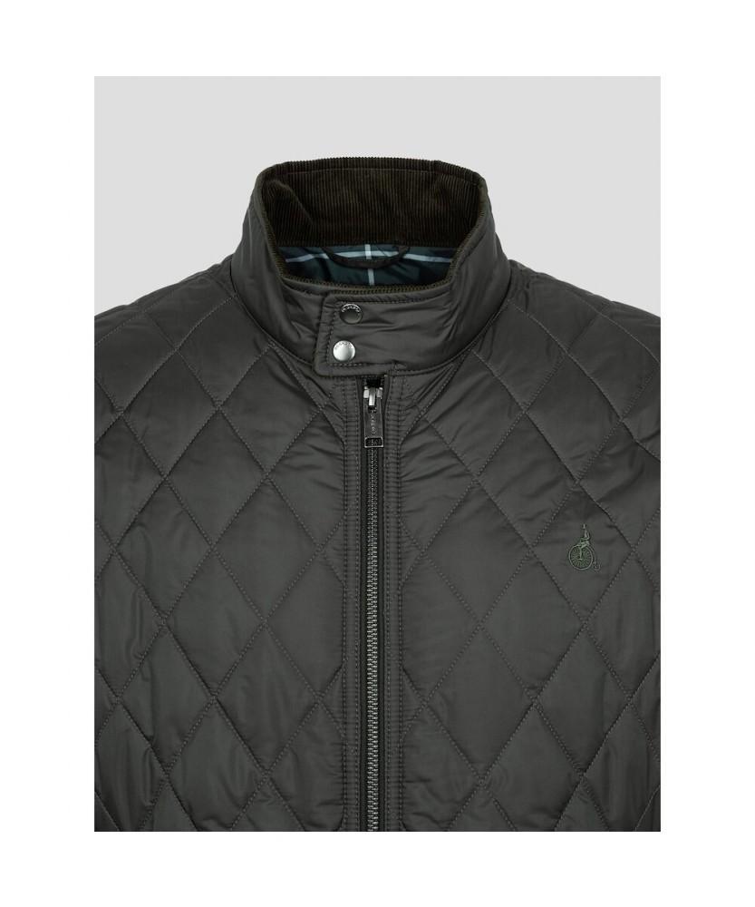 Beanpole Men [Essential] Diamond Padded Harrington Jacket Khaki