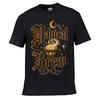 Magical Coffee Spell Gothic Letterin Short-sleeved T-shirt