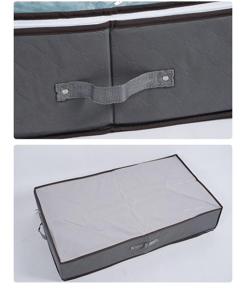 Foldable Dustproof Under-bed Storage Box for Clothes, Quilts, and Toys