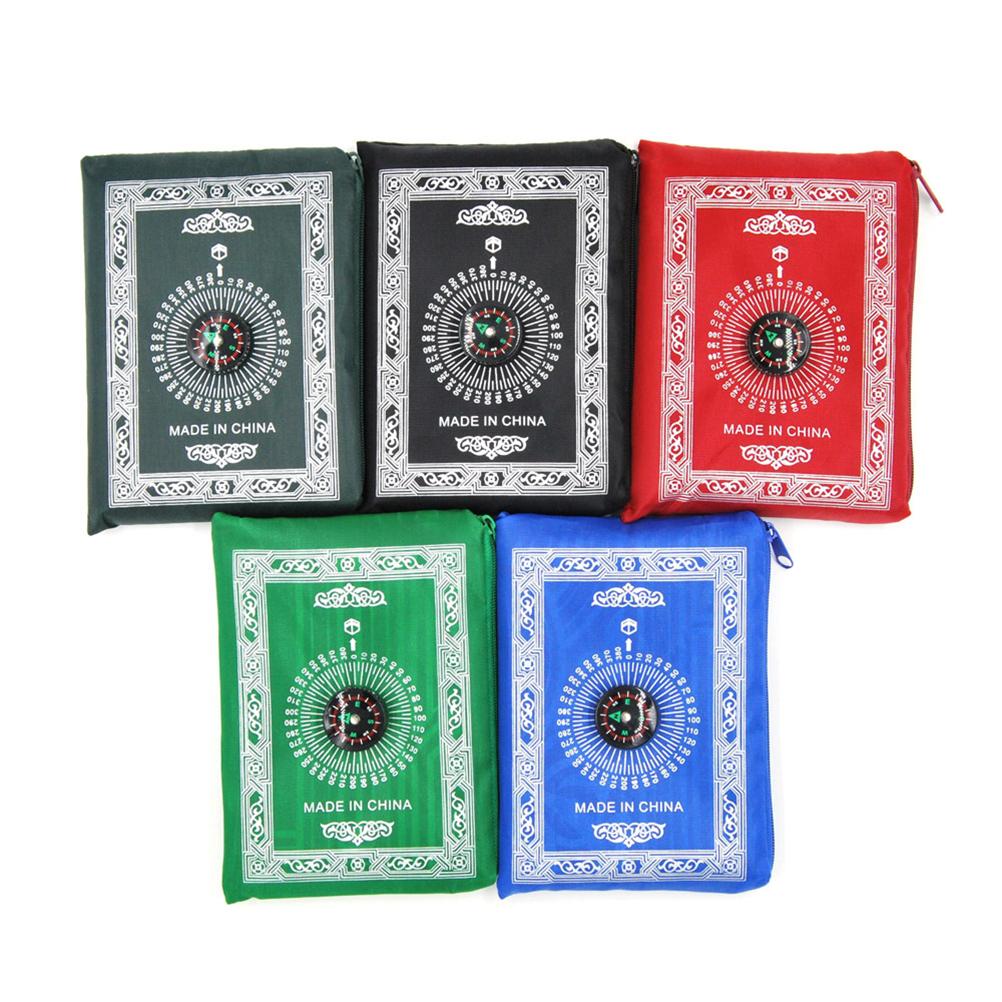 Müslüman Namaz Seccadesi Taşınabilir Kurban Bayramı Seyahat Namaz Seccadesi Pusulalı Müslüman Namaz Seccadesi