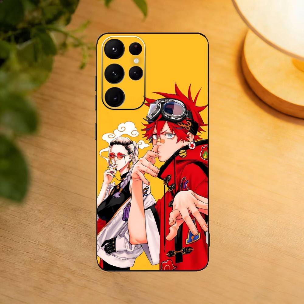 Gokurakugai Alma And Tao Phone Case For Samsung S25,S24,S21,S22,S23,S30,Ultra,S20,Plus,Fe,Lite Black Shell