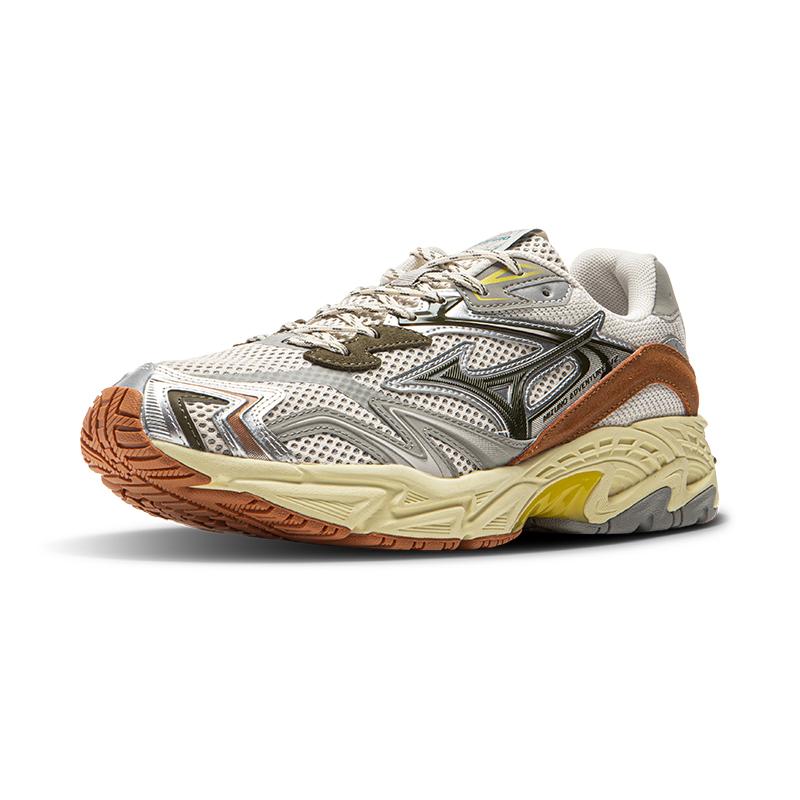 Mizuno Adventure V2 Comfortable Versatile Durable Breathable Low-Top Dad Shoes Unisex Sneakers Silver Brown D1GH250305