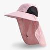 Summer outdoor sunshade sunscreen cap children mesh breathable eaves shawl bucket hat men's mountaineering sun hat