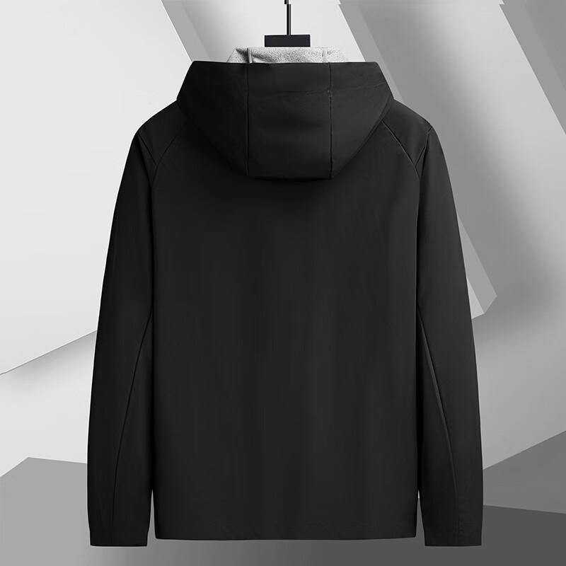 Dibenz Men's Plus Size Hooded Jacket