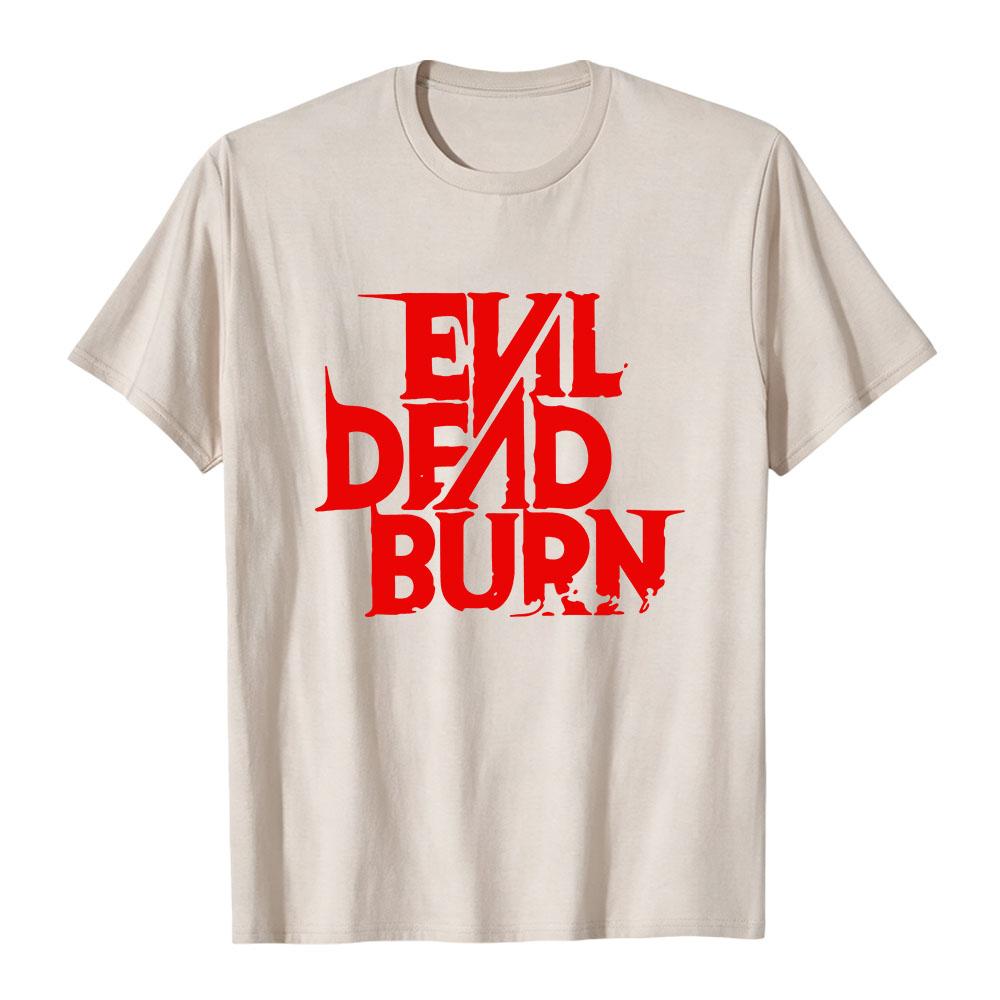Camiseta Evil Dead Burn para Hombre Mujer Ropa Cuello Redondo Algodón Manga Corta Unisex Camisetas Estampado Gráfico Merch Ropa Casual Suave