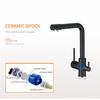 Filter-Küchenarmaturen, Deckmontage-Mischbatterie, 360-Grad-Drehung mit Wasseraufbereitungsfunktionen, Mischbatterie, Kran für Küche, WF-0175