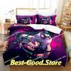 Hip Hop Game Juri Han Bedding Set Printed Bed Set With Pillowcase Bed Duvet Cover Soft Single Double Queen Super King Size