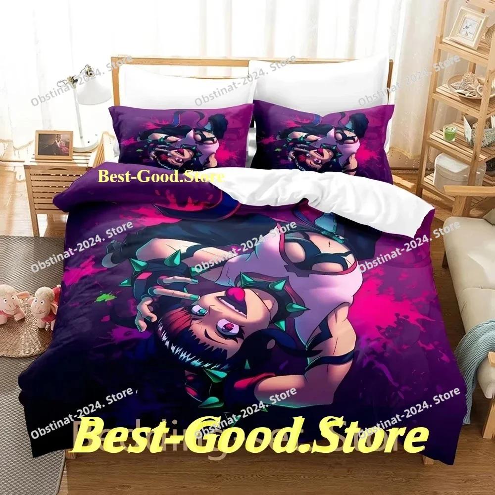 Hip Hop Game Juri Han Bedding Set Printed Bed Set With Pillowcase Bed Duvet Cover Soft Single Double Queen Super King Size