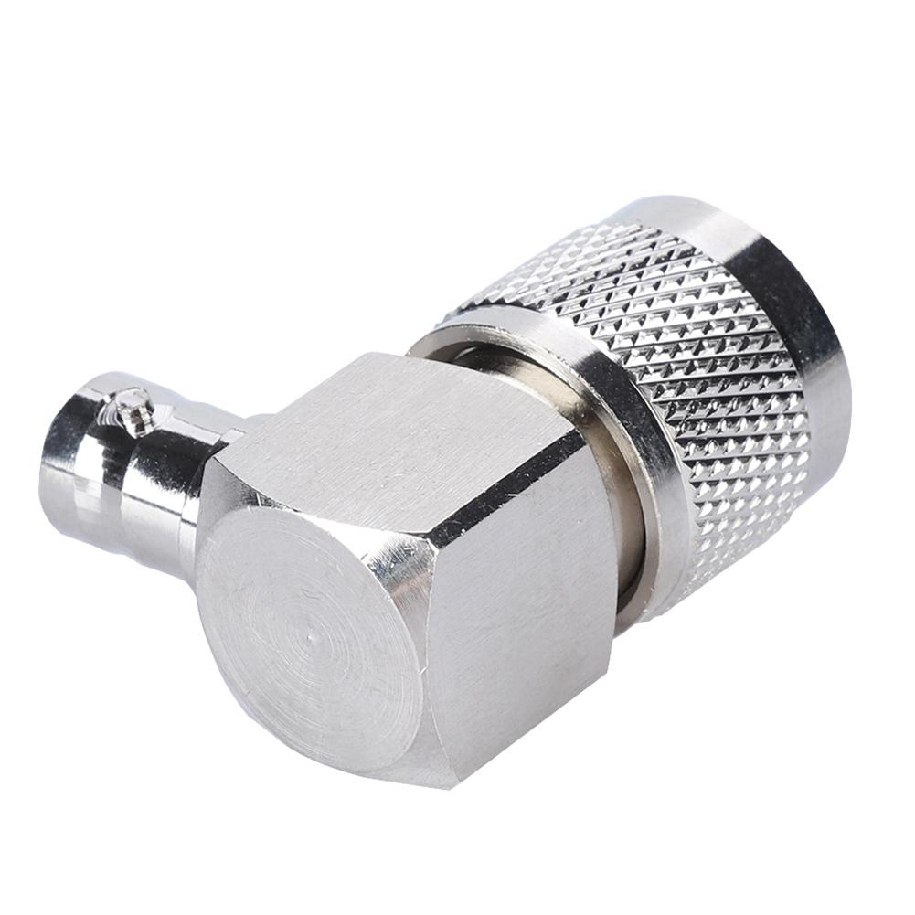 1PCS UHF PL 259 Male to BNC Female Right Angle Adapter RF Coaxial Adapter Connector