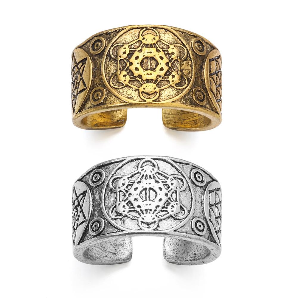 

Подарок для женщин и мужчин, новые модные ювелирные изделия золотого цвета, простое кольцо, открытое кольцо, классическое винтажное кольцо