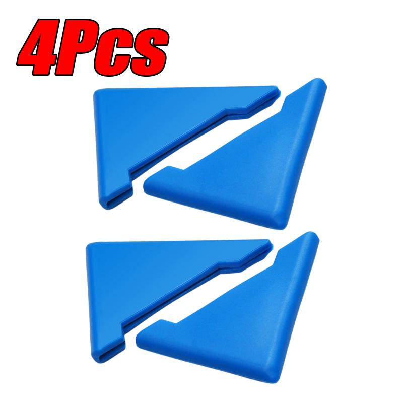 4Pcs Car Door Corner Protective Cover Door Scratch Protector Silicone Anti-collision Covers Door Corner Guard Auto Accessories