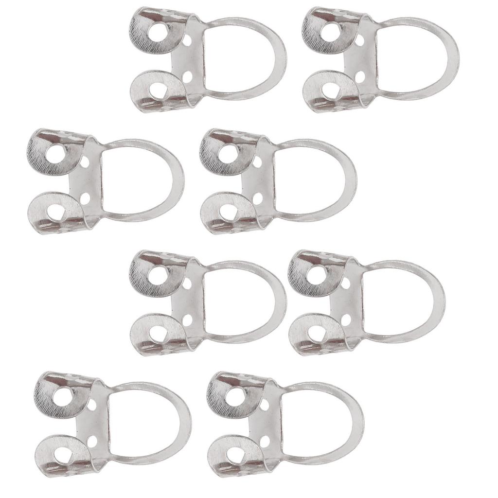 8Pcs Guitar Finger Picks Adjustable Hollow Stainless Steel Musical Instrument AccessoriesSilver