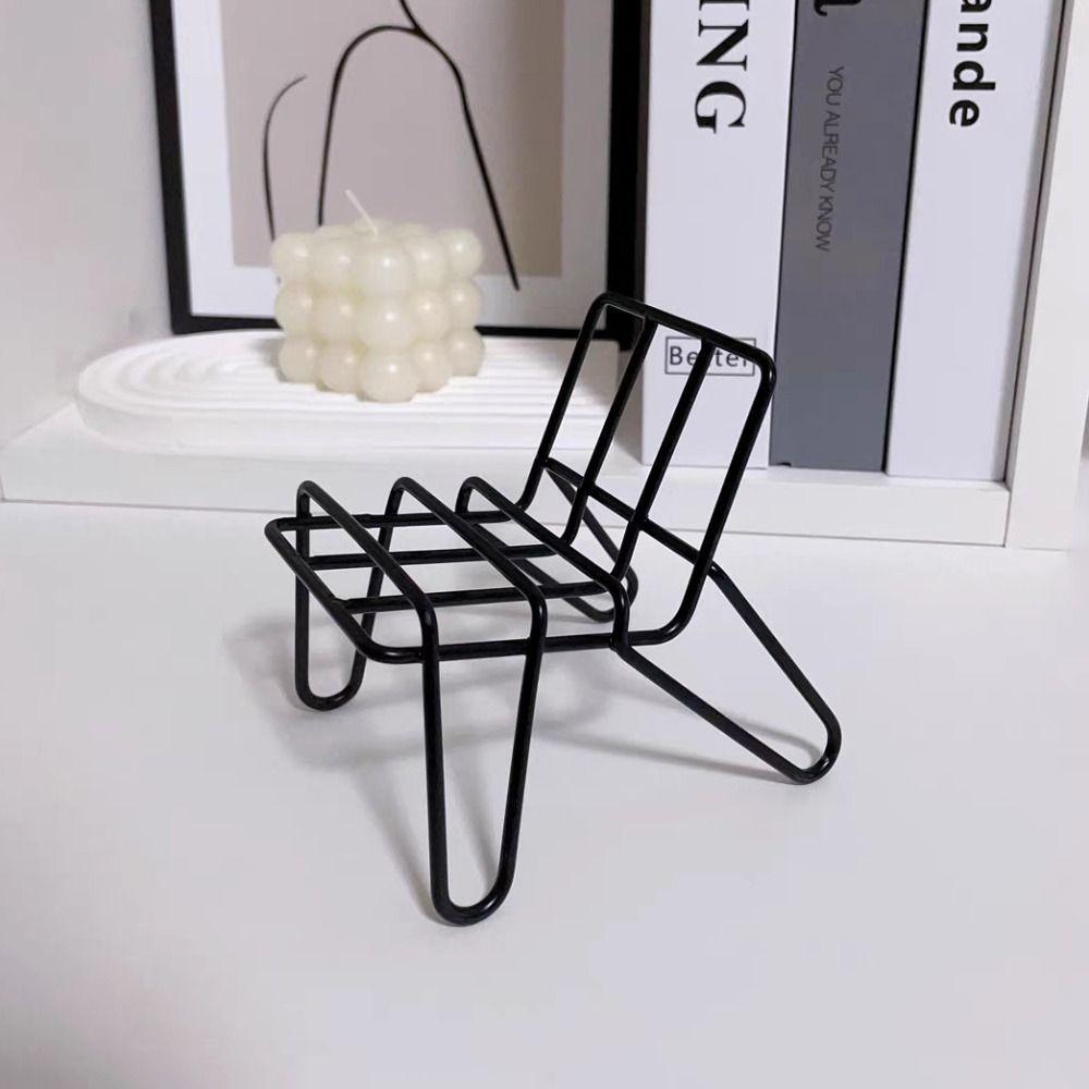 Portable Desktop Phone Chair Stand Chair Shape hone Holder Stand Mobile Phone Holder  Home