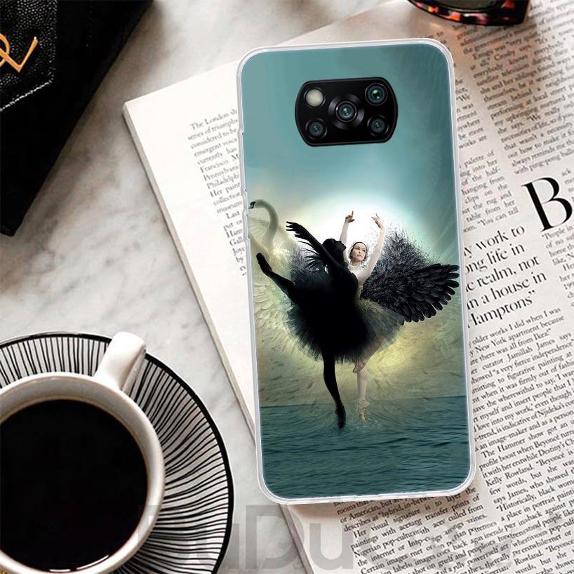 

Ballet Dancer Watercolor Cover For Xiaomi Poco X6 X7 X5 Pro X4 Gt X3 Nfc F6 Phone Case F5 F4 F3 F2 F1 M5S M4 M3 Print Shell Hous Xiaomi Poco M3