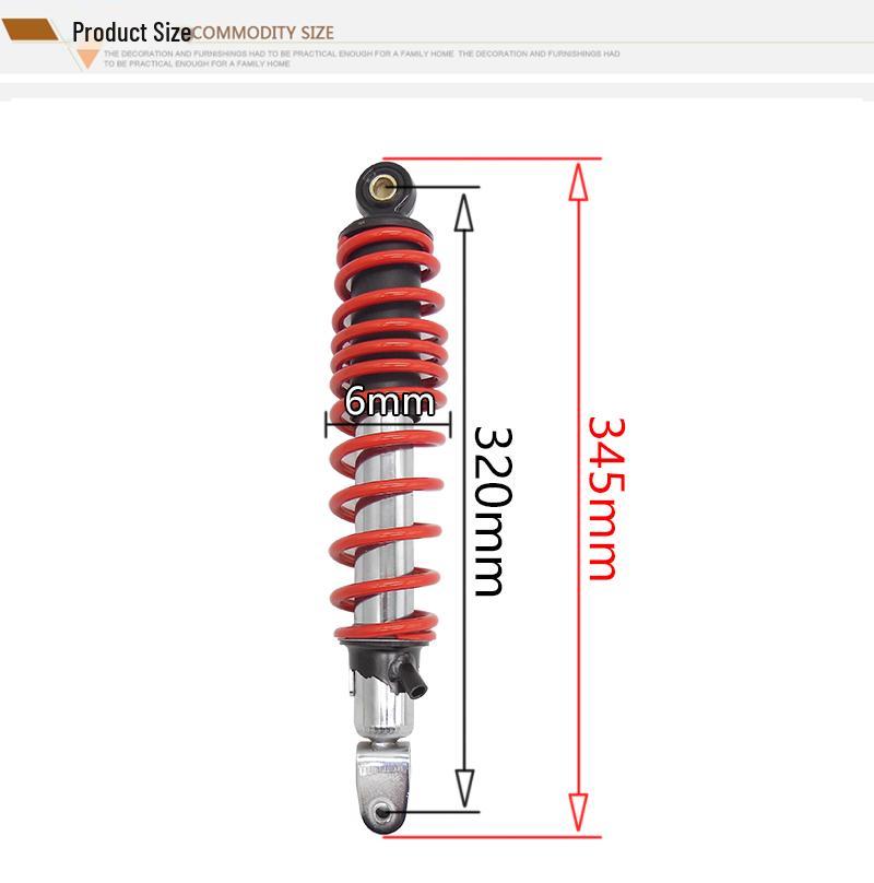 Adjustable Rear Shock Absorber for Ninebot F30, Xiaoniu N1S, Linhai F90/M95C Electric Scooters