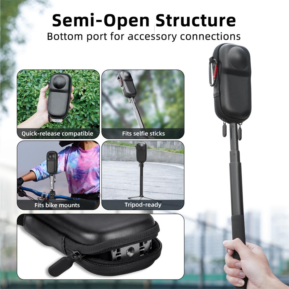 Tragetasche Hartschalen-Aufbewahrungstasche Schutzhülle für Insta360 X5 Kamerazubehör