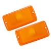 2PCS Front Bumper Fog Light For Jeep Wrangler TJ 1997-2006 Side Marker Turn Signal Cover (No Bulb) Reflector Light 55155628AB
