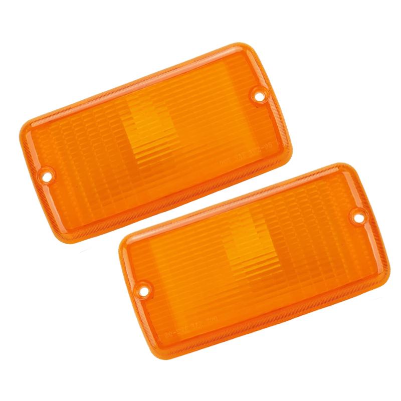 2PCS Front Bumper Fog Light For Jeep Wrangler TJ 1997-2006 Side Marker Turn Signal Cover (No Bulb) Reflector Light 55155628AB