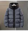 Men's Winter Fashion Stand Collar Windproof White Duck Down Jacket