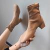 New Women's Shoes: Square-toed, Thick-heeled High Heels, Women's Boots and Ankle Boots