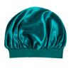 Neue Schlafmütze aus Satin für Damen mit dehnbarem Bindeband, elastische Nachtduschhaube, verstellbare Haarkopfbedeckung, Motorhaube, Turban