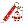 Ornament Kids Gift Decorations Rubber Doll Car Key Ring Christmas Keychain Key Chain Bag Charm