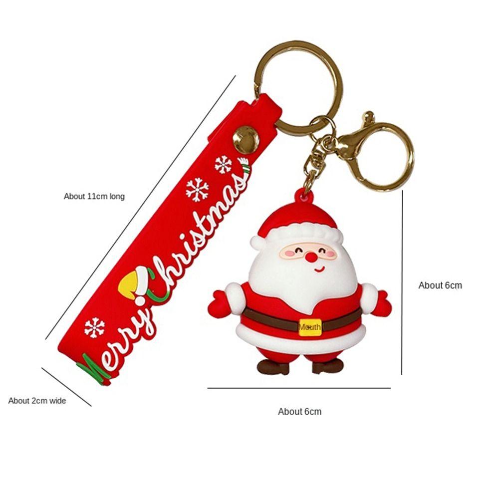 Tree Pendant Mobile Phone Hanging Ornament Christmas Keychain Car Key Ring Key Chain Bag Charm
