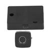 Fingerprint Drawer Lock 0.5 Seconds Fast Unlocking Embedded Smart Biometric Cabinet Lock for Home Office Black