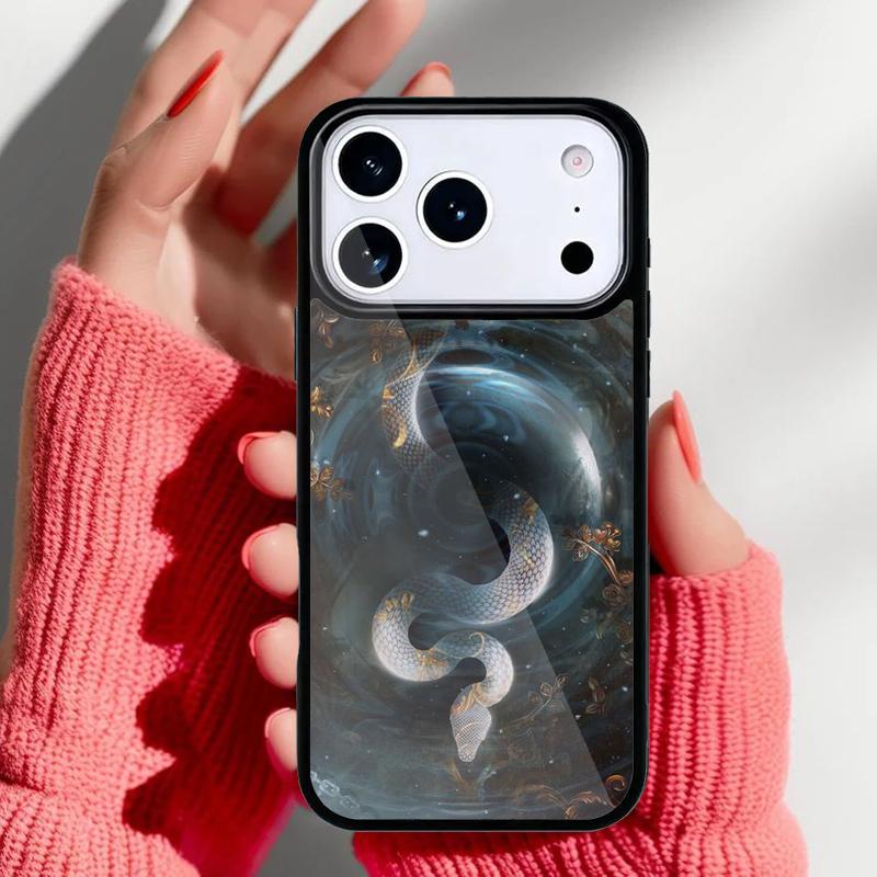 Snake Drawing Art Phone Case for iPhone 17 Air 16e 15 14 13 Pro Max Back Cover for 12 11 Pro Coque