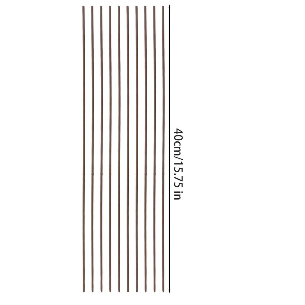 Plant Support Stakes with Orchid Plant Clips for Indoor and Outdoor Garden Tomato Rose Flower Holder Stick Supports Rod Tools