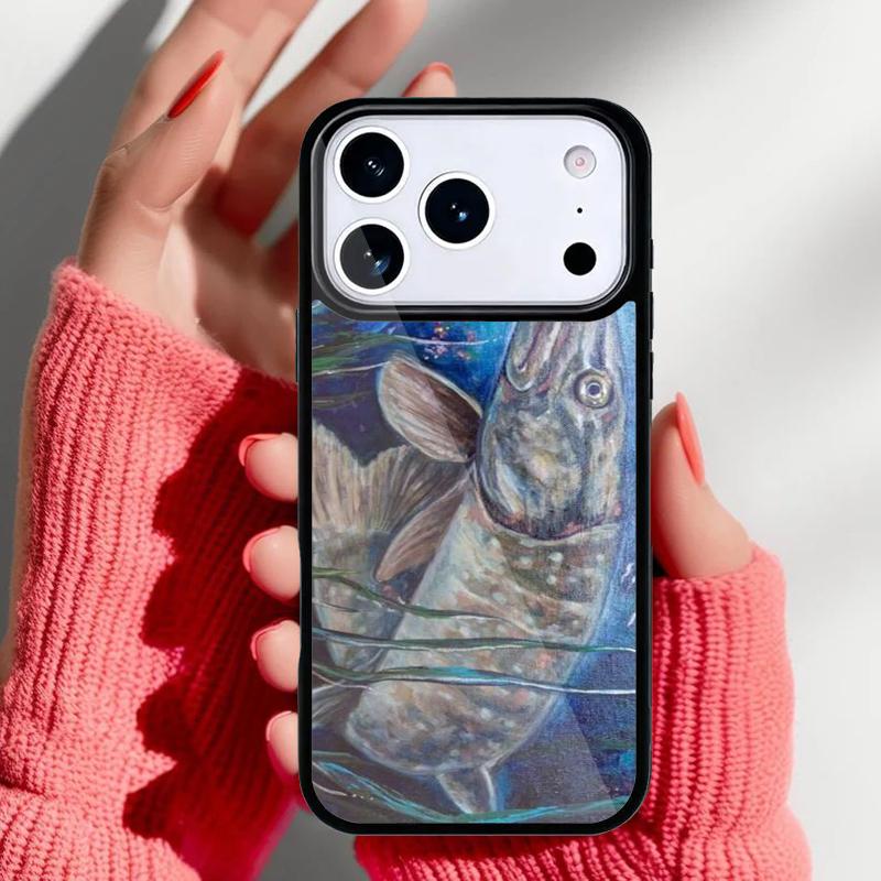 Northern Pike Phone Case for iPhone 17 Air 16e 15 14 13 Pro Max Back Cover for 12 11 Pro Coque