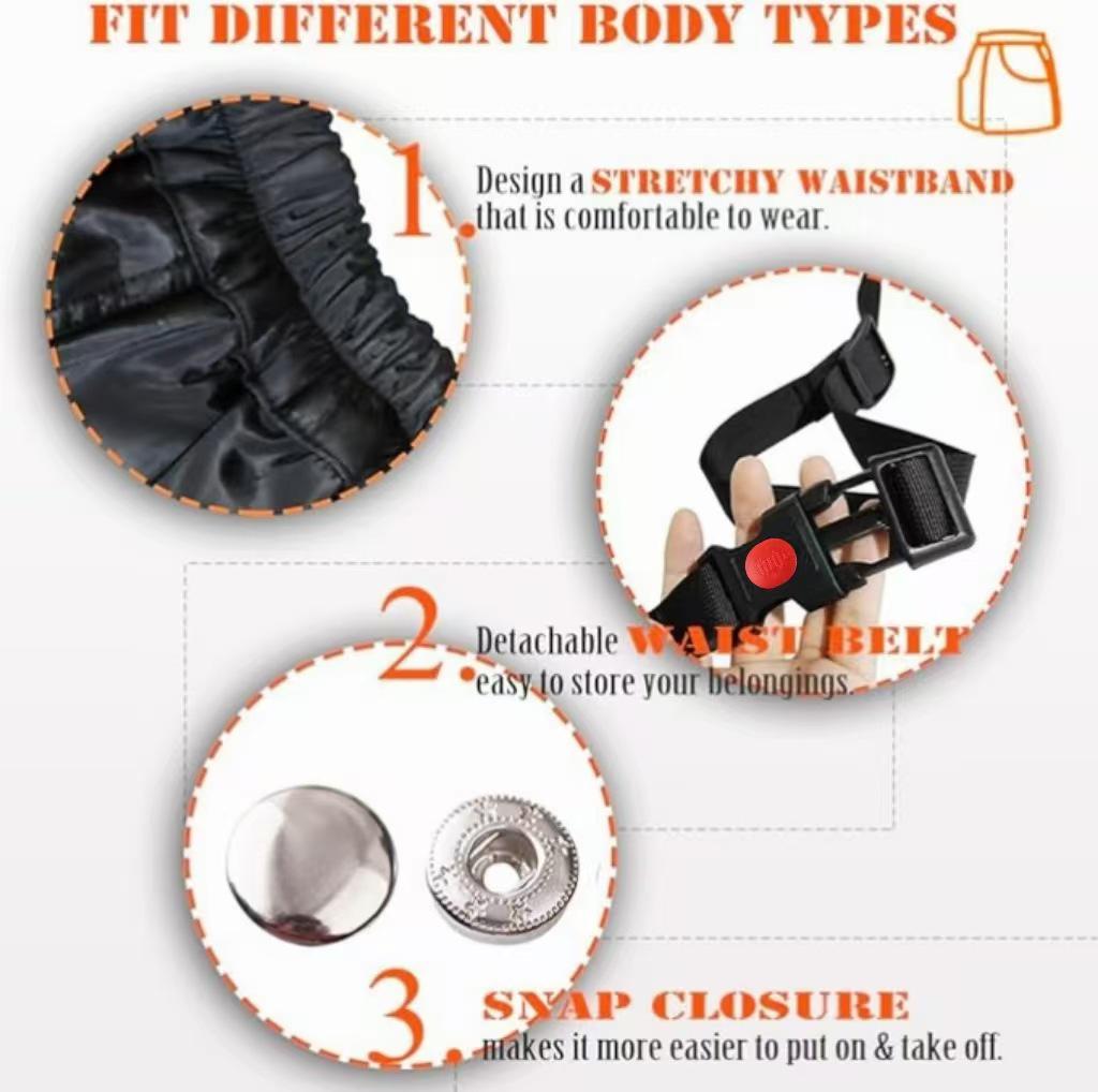 Waterproof Dog Trainer Apron: Outdoor, Multi-functional, Anti-scratch Waist Bag for Professional Pet Training