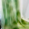 Green Chinese Gauze Cloth Background Decoration Gradient Texture Ink Ancient Style Pavilion Gauze Curtain Mesh Fabric Veil