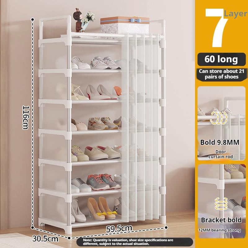 Household Organizer Cabinet Dustproof Shoe Racks Wall Corner Shoes Storage Shelf Shoes Shelves for Living Room And Bedroom