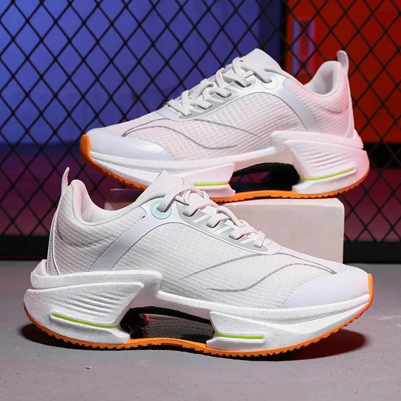 

Мужские летние спортивные кроссовки Дышащие Легкие Удобные YRZL Мужские кроссовки для бега Зал Ходьба Противоскользящие Прочная конструкция для длительного использования 36