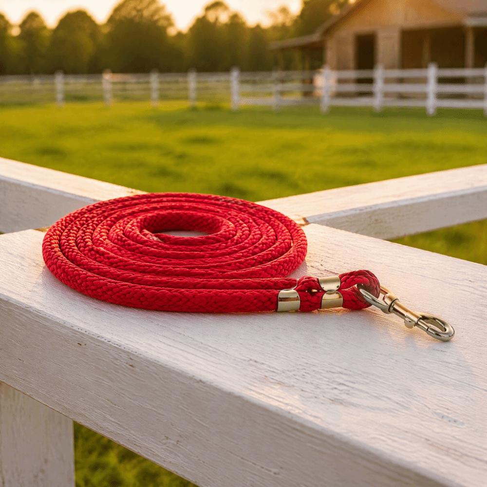 High Tensile Horse Training Rope Heavy Duty Horse Web Lunge Line Horse Lunge Rope Competition