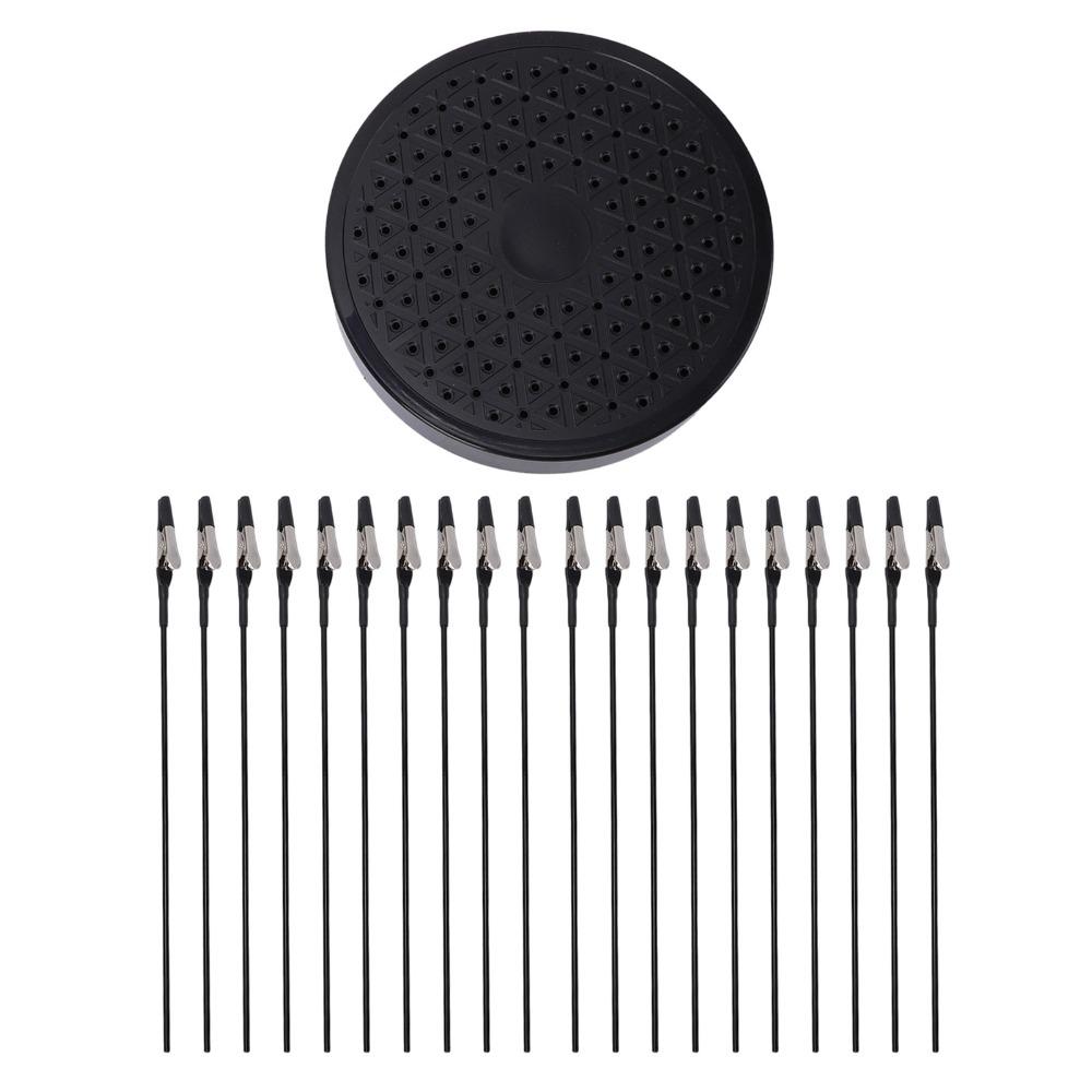 20 Bendable Clips Model Painting Stand 360 Degree Rotation Model Painting Kit  For Hobby Modeling