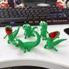 Funny Action Figure Model 3D Printed Cute Cartoon Green Lizard Tom Ornament Creative Desktop Decor Anime Movie Merchandise Gift