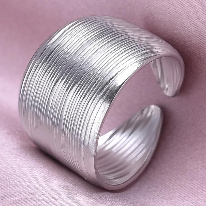 

Массивное Неровное Широкое Кольцо Открытое Кольцо из Нержавеющей Стали Для Женщин Мужчин Аксессуары Индийские Украшения Винтажное Кольцо на Палец Bague Femme Подарок resizable