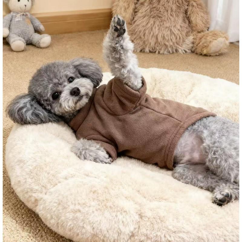 Warm Fleece Pet Vest Small Dogs Cats Winter Thick Cozy Outfit Teddy Bichon Schnauzer