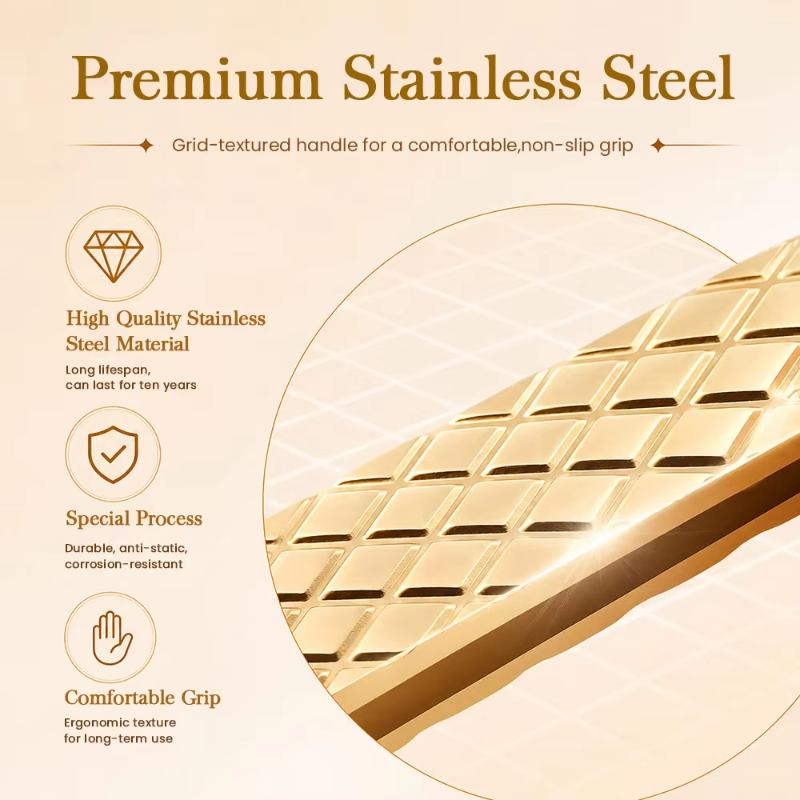 1Pcs Fiber Tip Gold Stainless Steel Lash Pickup Tool Eyelash Extension Tweezers For Volume Fans Classic Lash Isolation