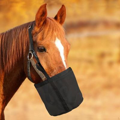 Adjustable Mesh Sack Feed Bag for Feeding Grain