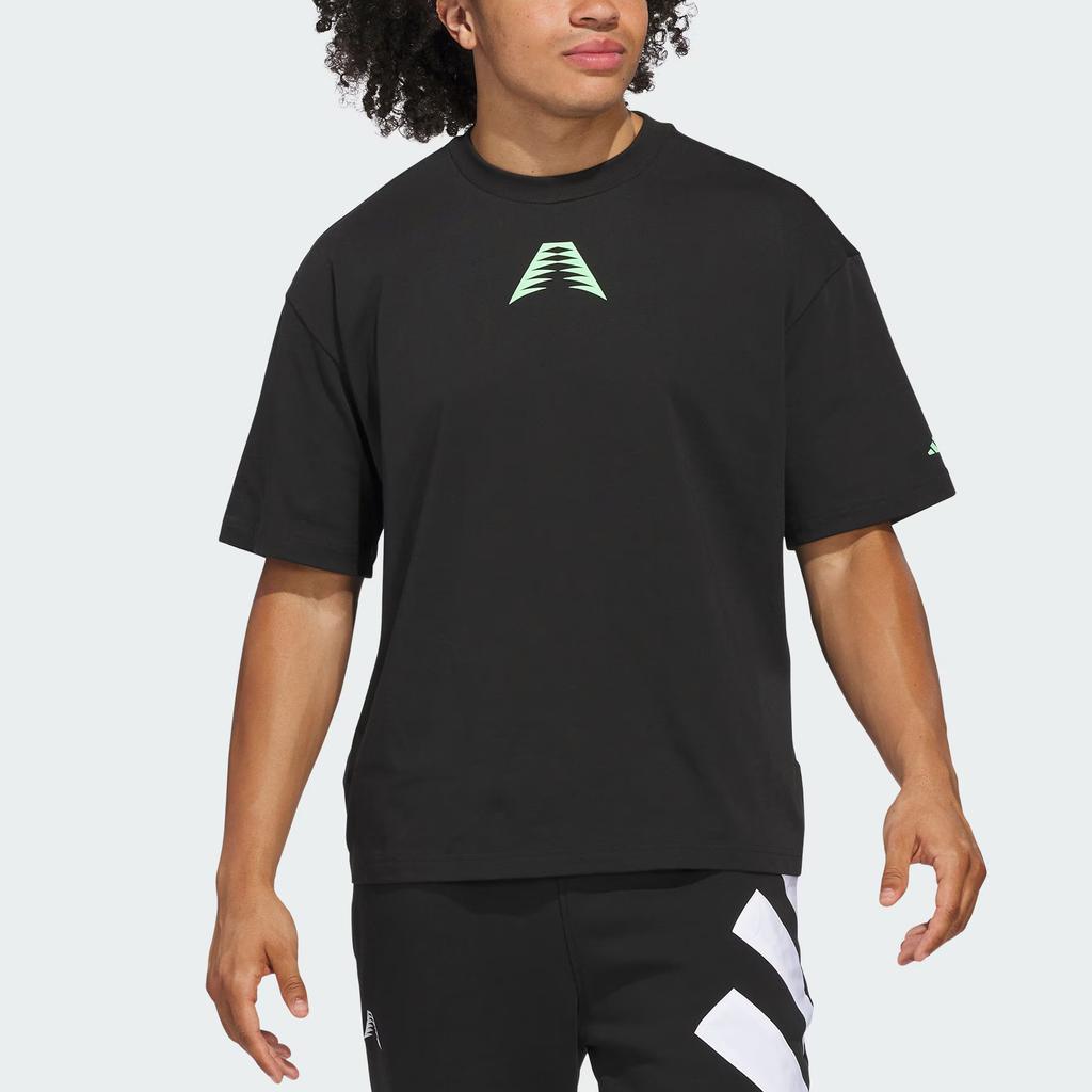 Adidas X Anthony Edwards Collaboration Believe That Edwards Series Loose Fit Crew Neck Short Sleeve T-Shirt Men Tops JZ1147