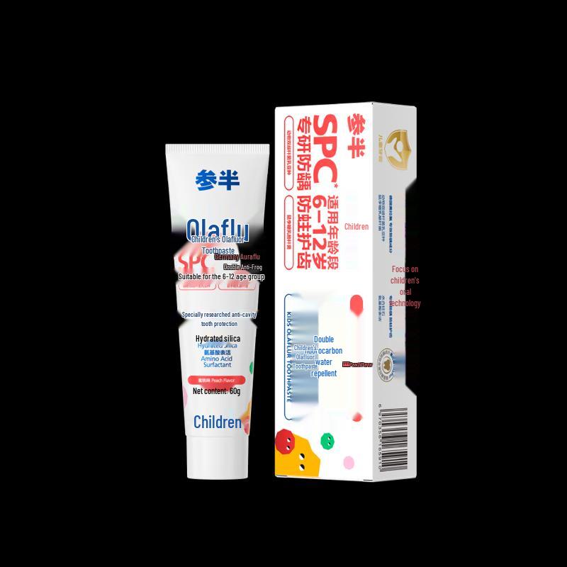 Children's Peach Olaflur Toothpaste